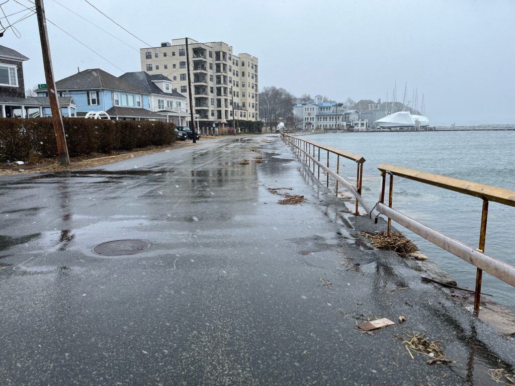a road with a boat on it (MyCoast AI)