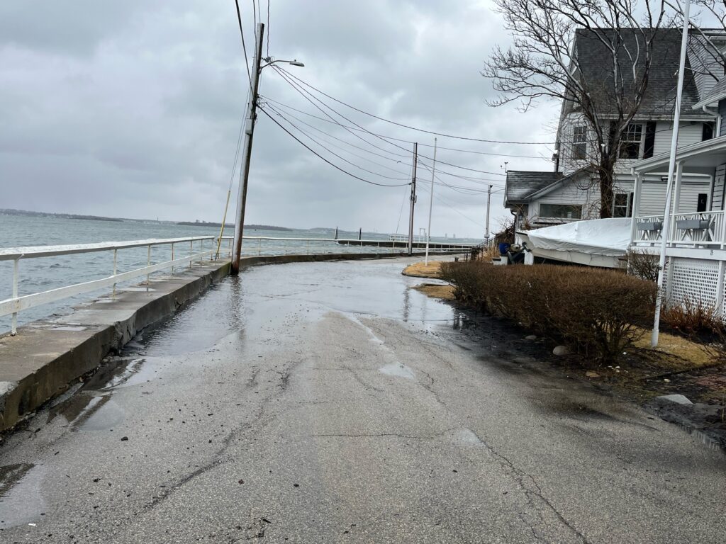 a road with water on the side (MyCoast AI)