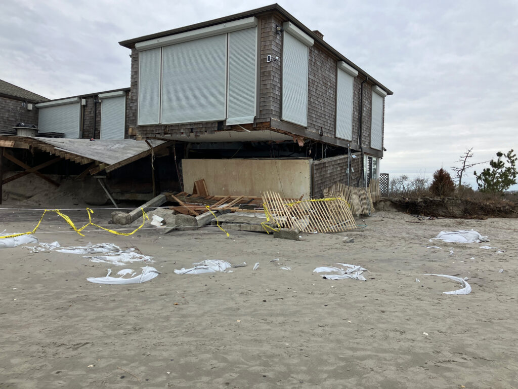 a building under construction (MyCoast AI)