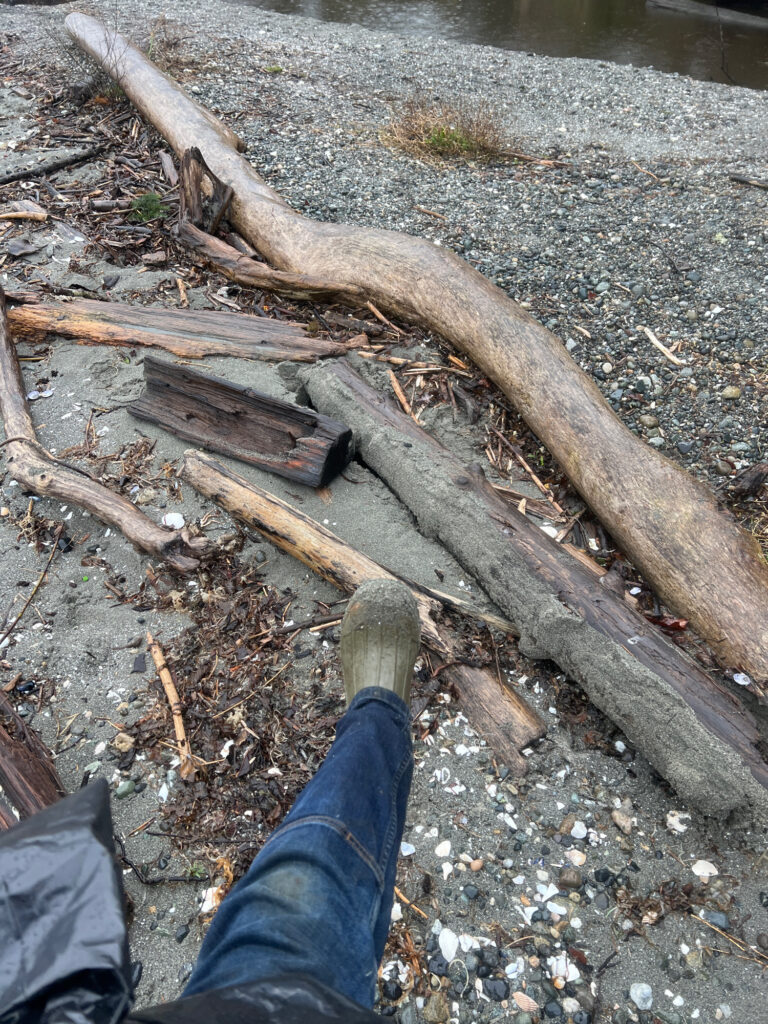 a person's leg and foot (MyCoast AI)