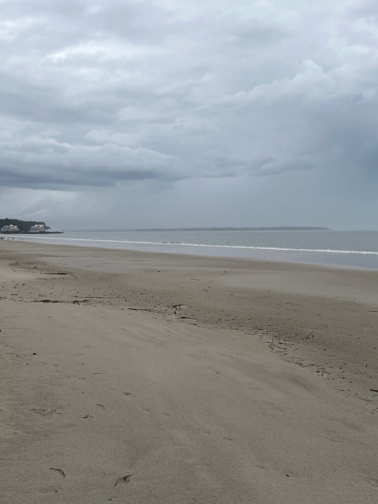 a beach with waves crashing on it (MyCoast AI)