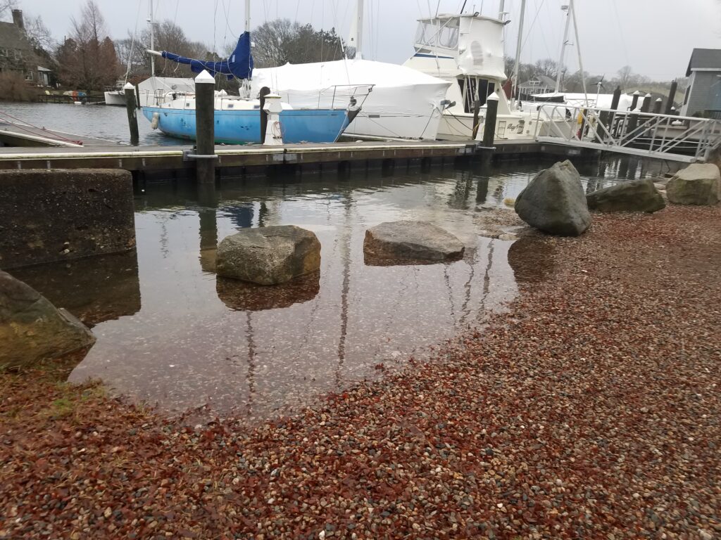 boats docked at a pier (MyCoast AI)
