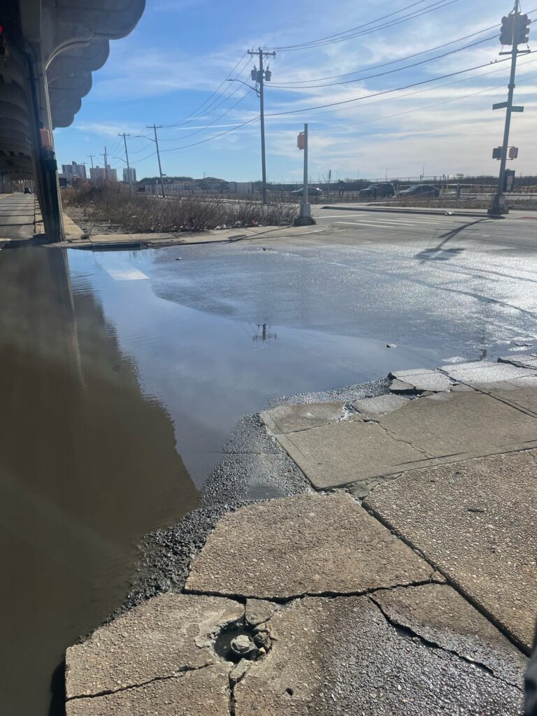 a road with snow on the side (MyCoast AI)