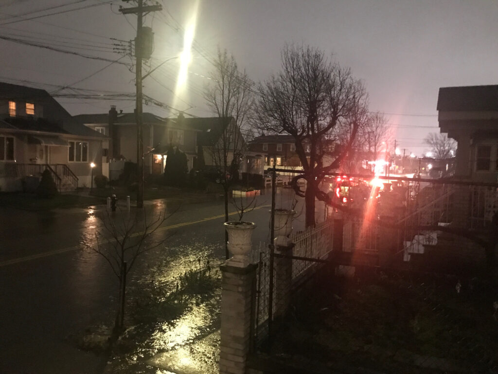 a street with a light on it (MyCoast AI)