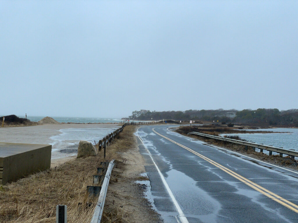 a road with snow on the side (MyCoast AI)