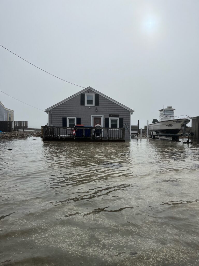 a house on a dock (MyCoast AI)