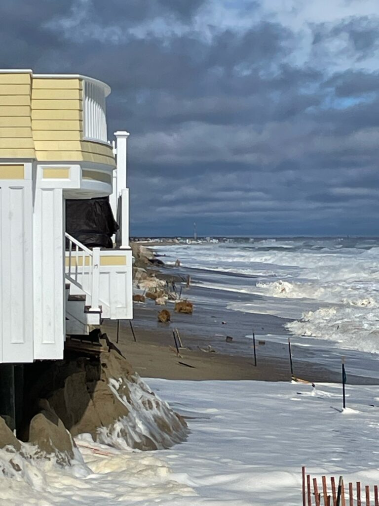 a building on a beach (MyCoast AI)