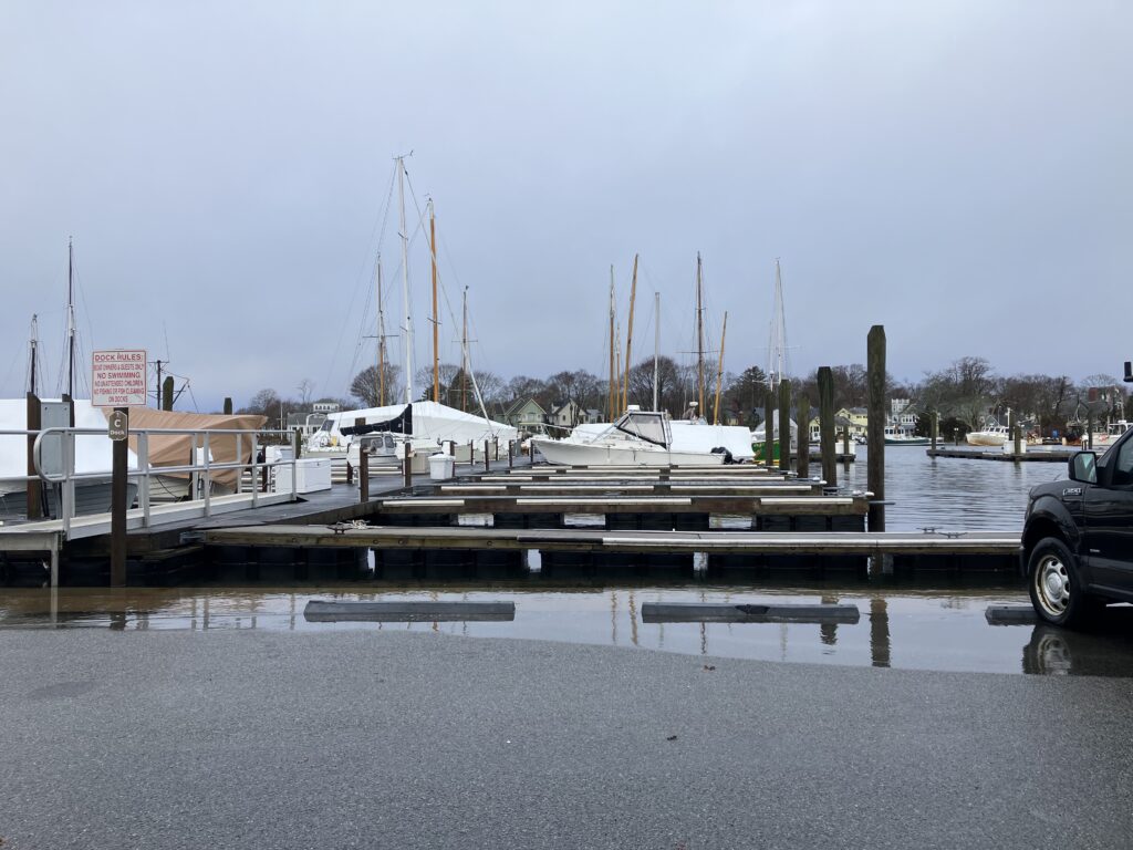 a dock with boats in it (MyCoast AI)