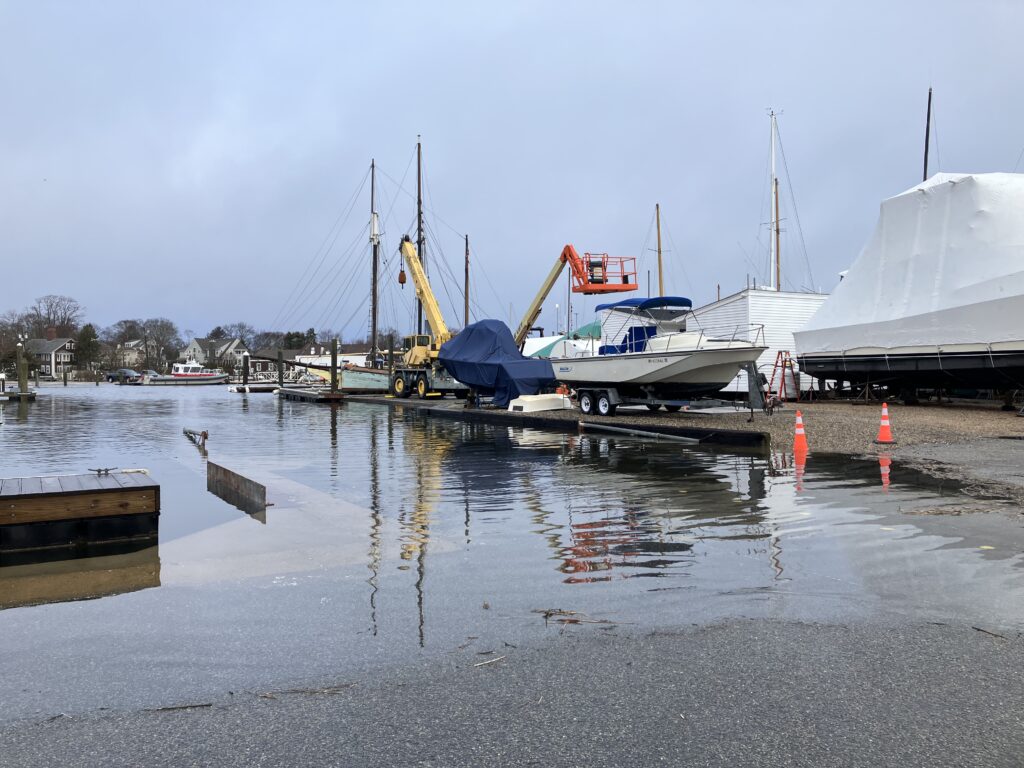 boats docked at a pier (MyCoast AI)
