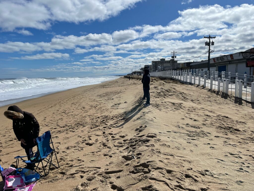 a couple of people on a beach (MyCoast AI)