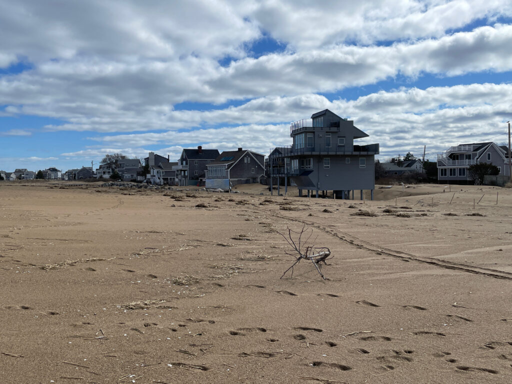 a building in a sandy area (MyCoast AI)