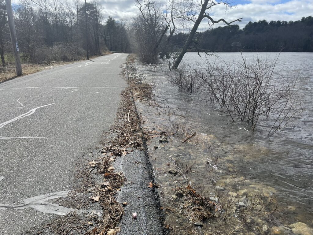 a road with snow on the side (MyCoast AI)