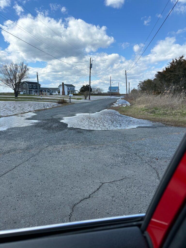 a road with snow on the side (MyCoast AI)