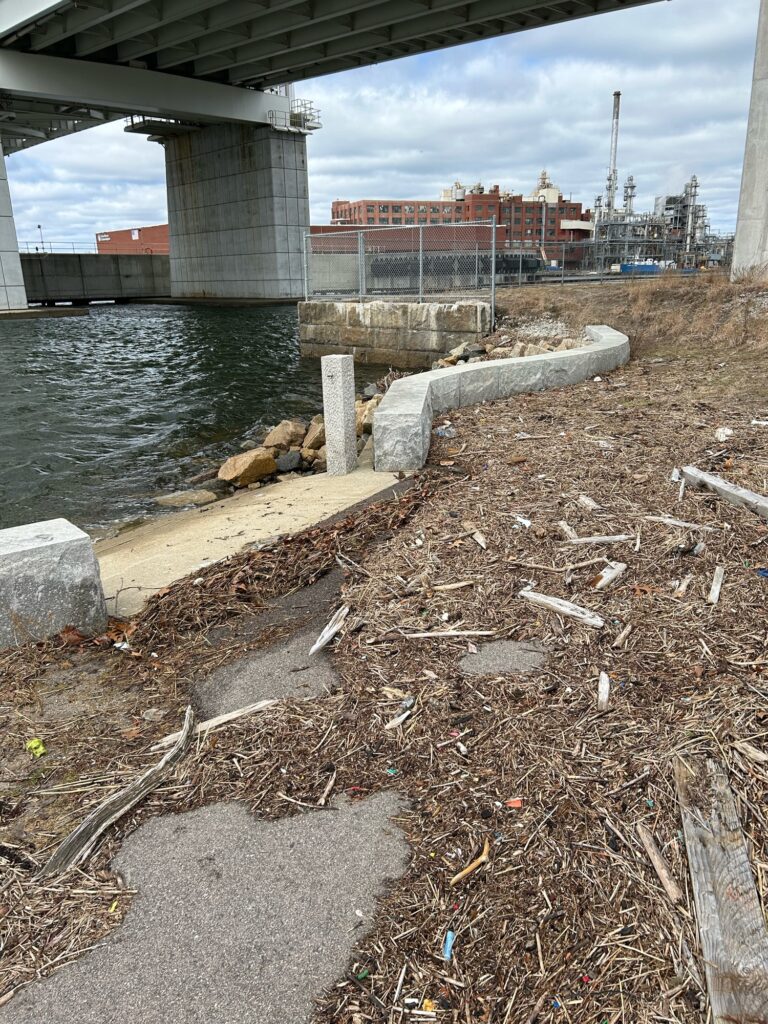 a bridge over a river (MyCoast AI)