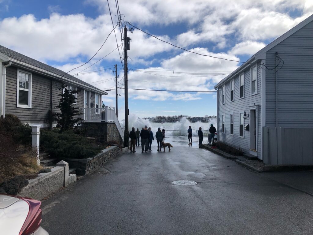 people walking on a street (MyCoast AI)