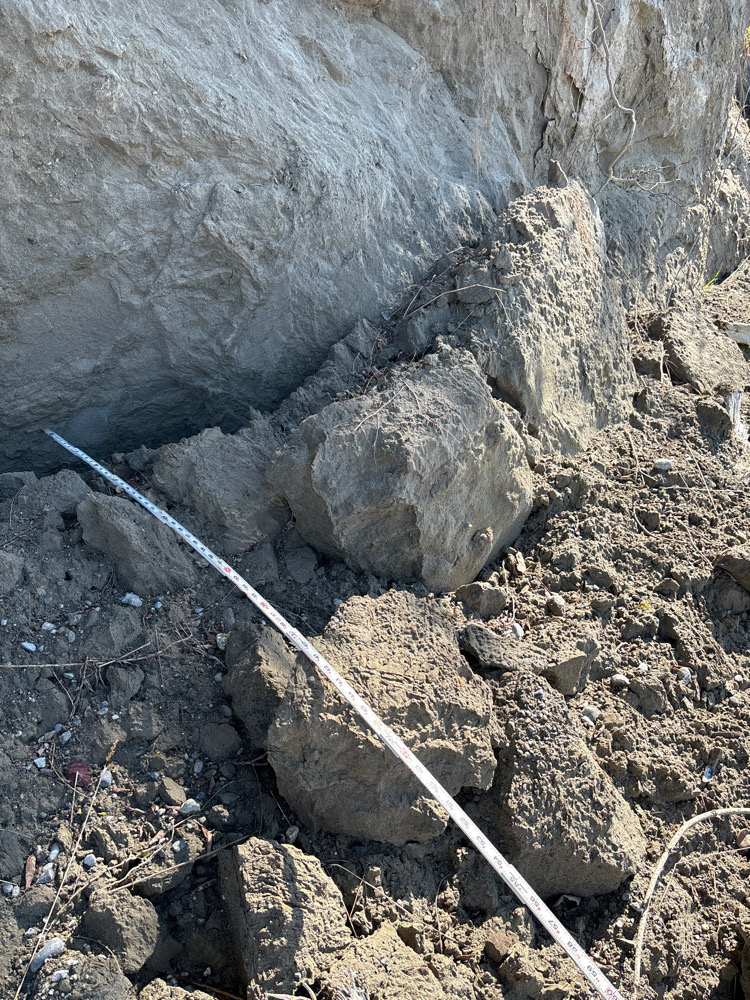 a rocky area with a pipe (MyCoast AI)