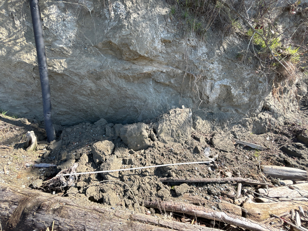 a rocky area with a fence (MyCoast AI)