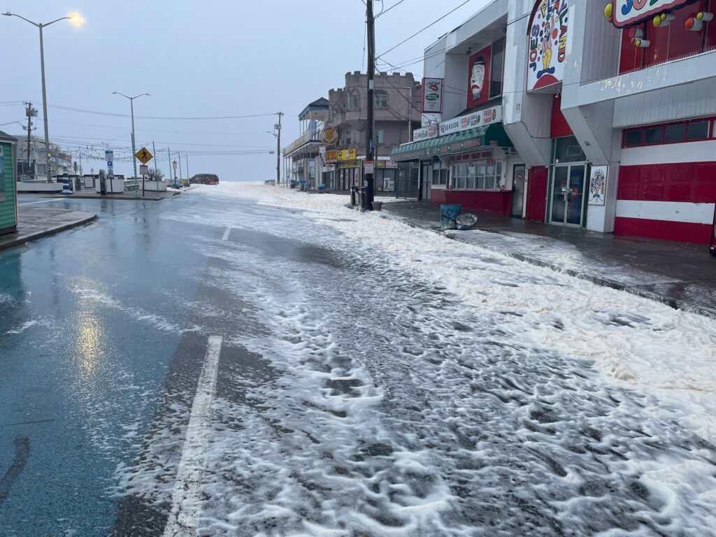 a street with snow on the ground (MyCoast AI)
