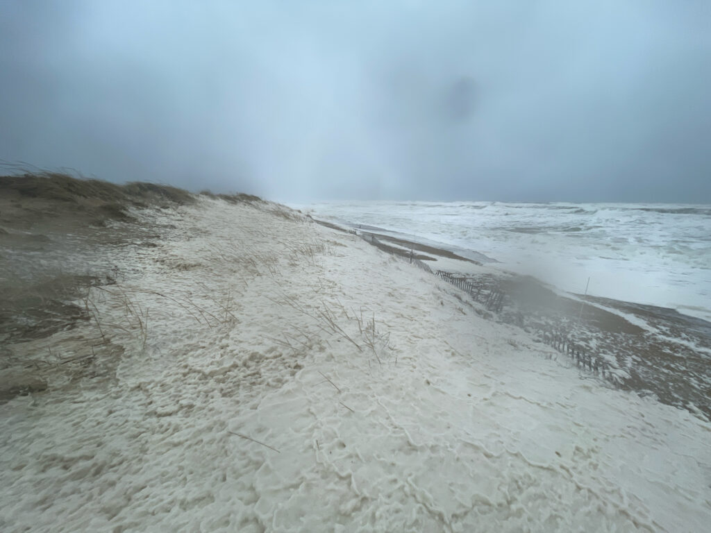 a sandy beach with a large amount of sand (MyCoast AI)