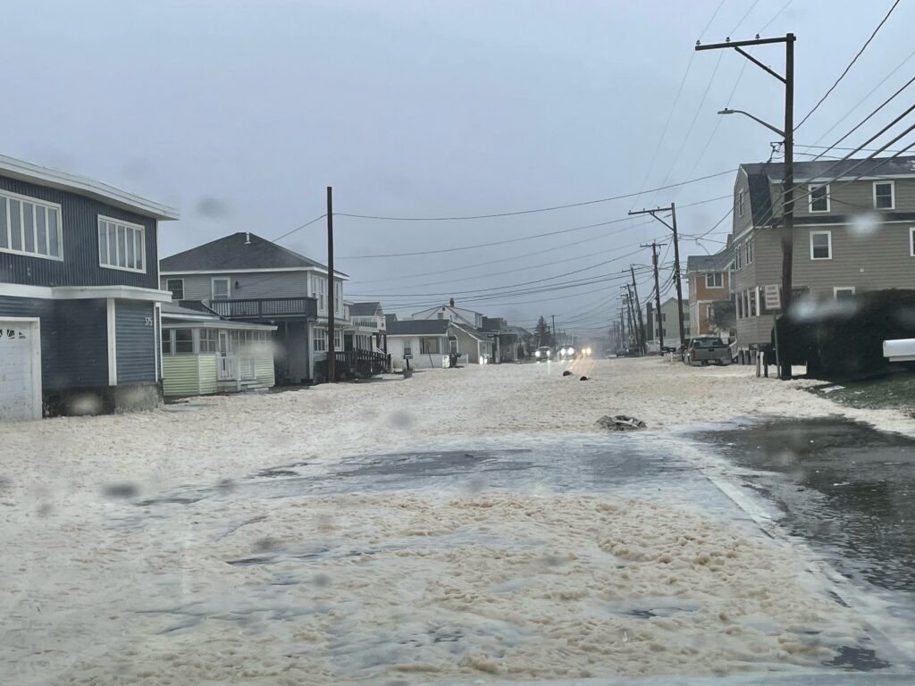 a road with snow on the side (MyCoast AI)
