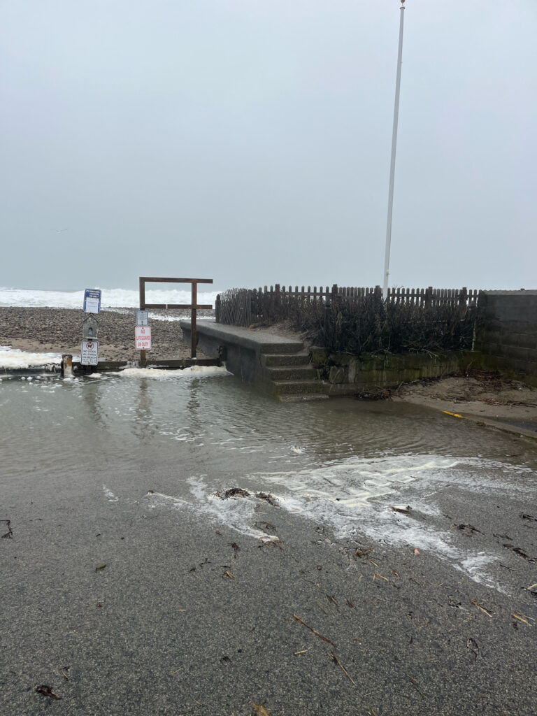 a road with water on the side (MyCoast AI)