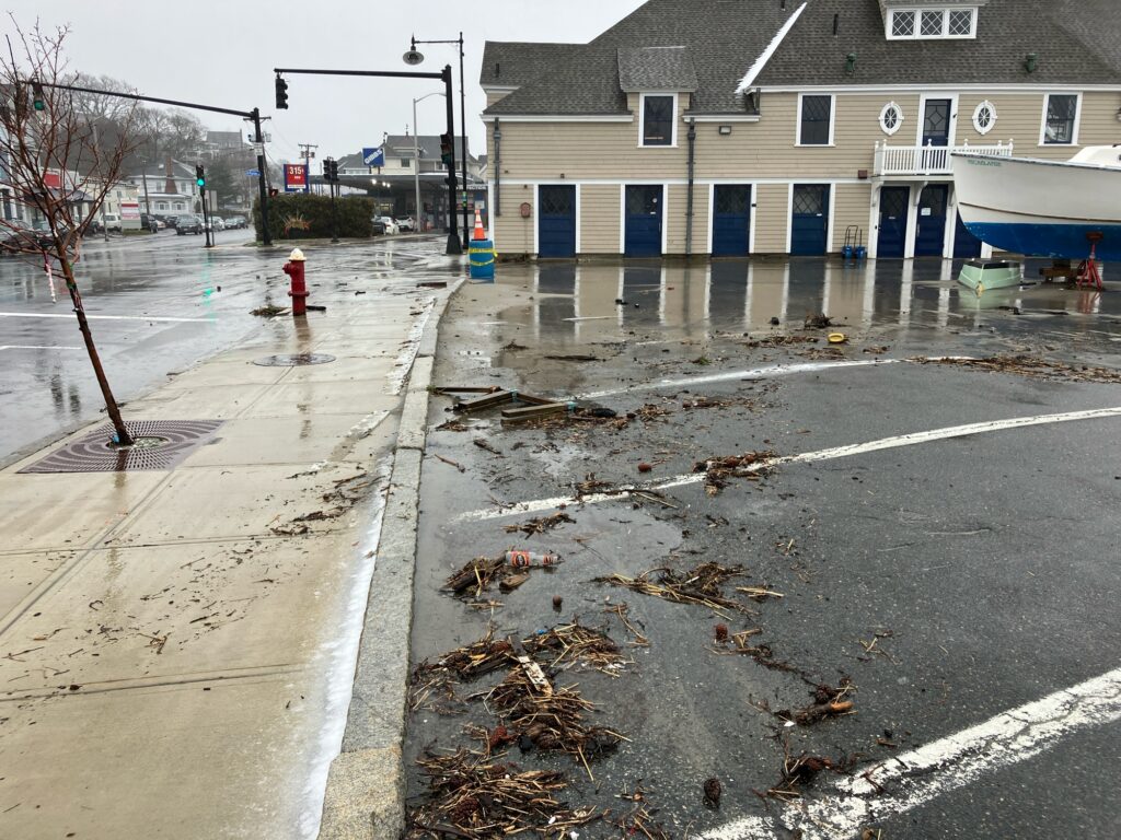 a fire hydrant leaking water (MyCoast AI)