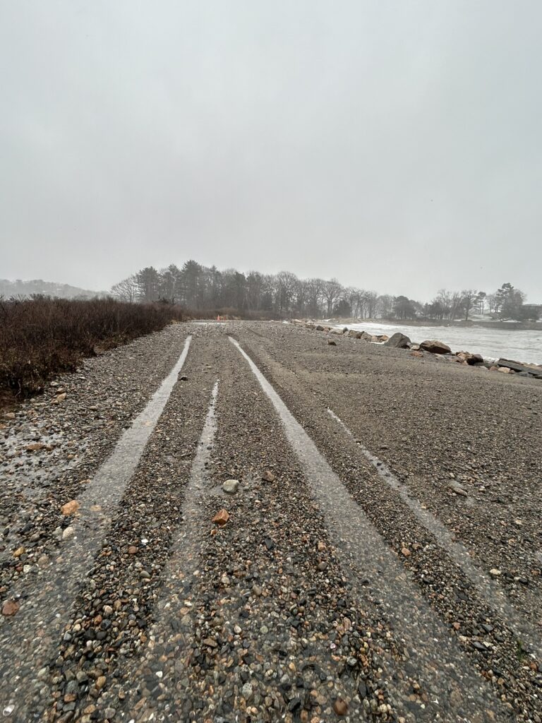 a road with snow on the side (MyCoast AI)