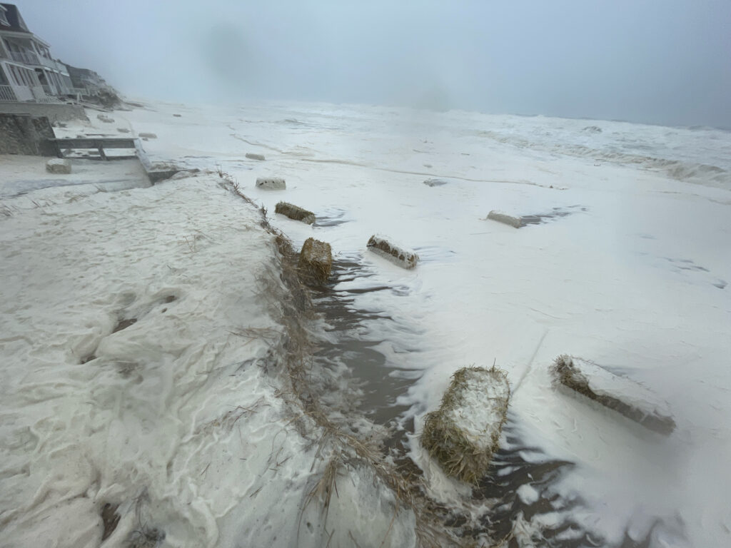 a snowy landscape with a building (MyCoast AI)