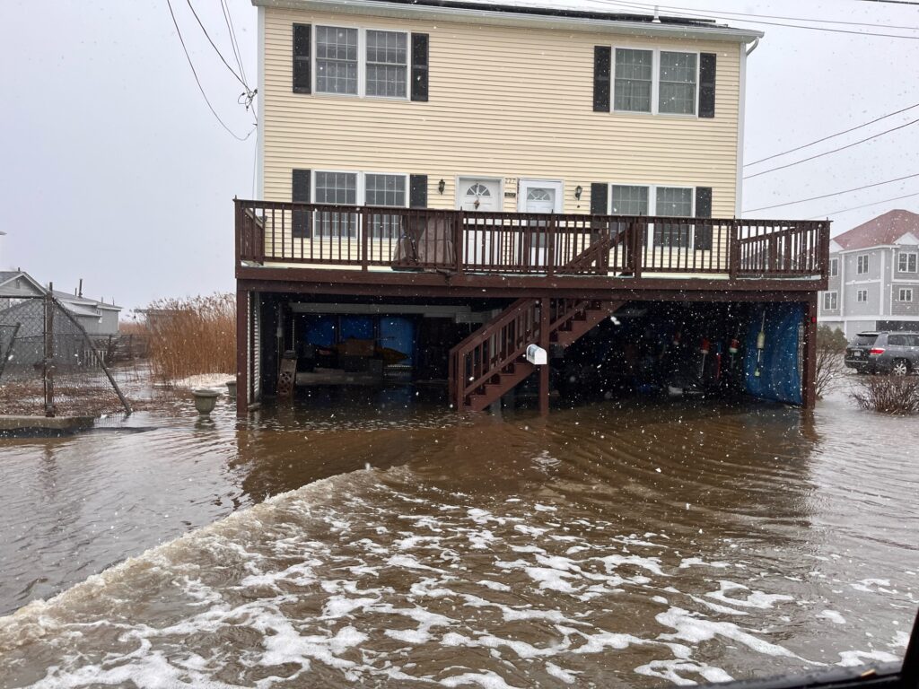 a house flooded by water (MyCoast AI)