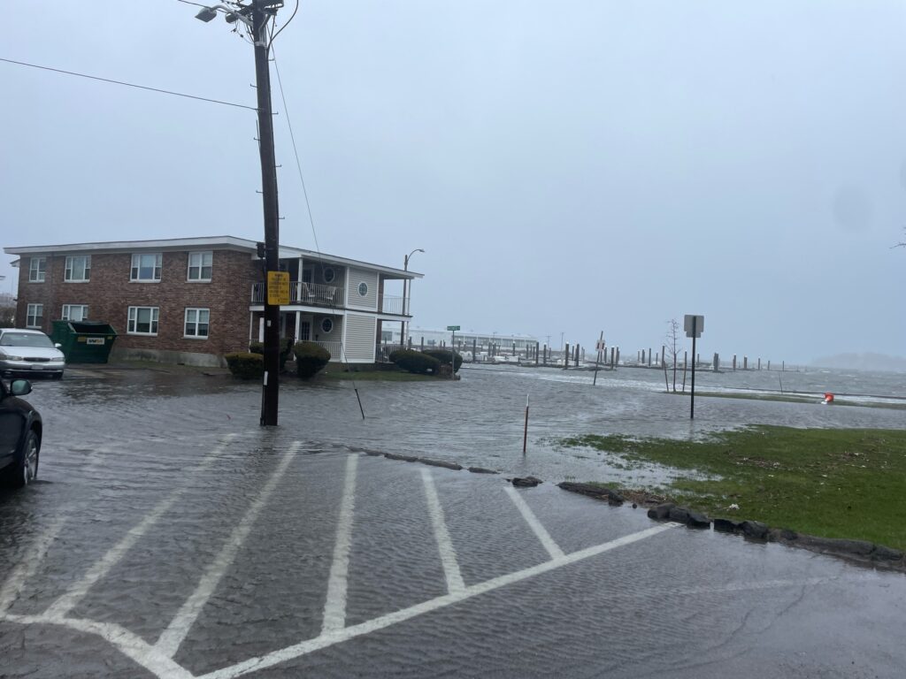 a road with a building along it (MyCoast AI)