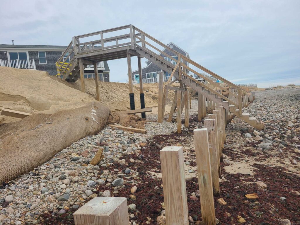 a construction site with a bridge (MyCoast AI)