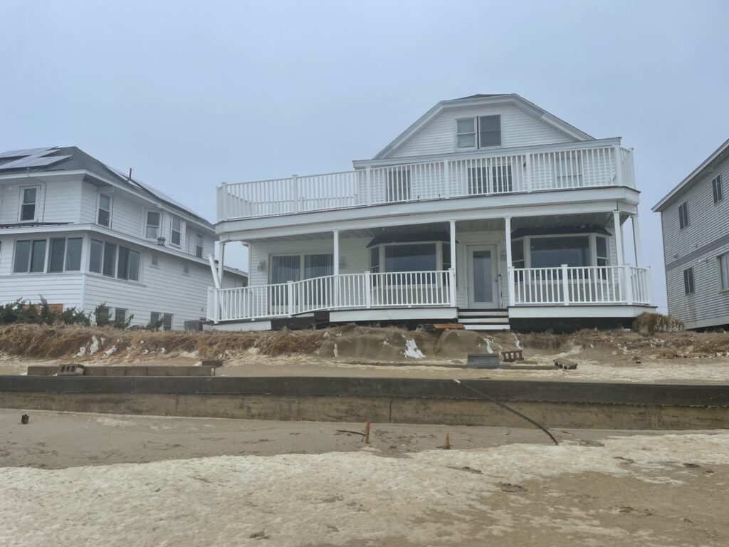 a house with a deck (MyCoast AI)