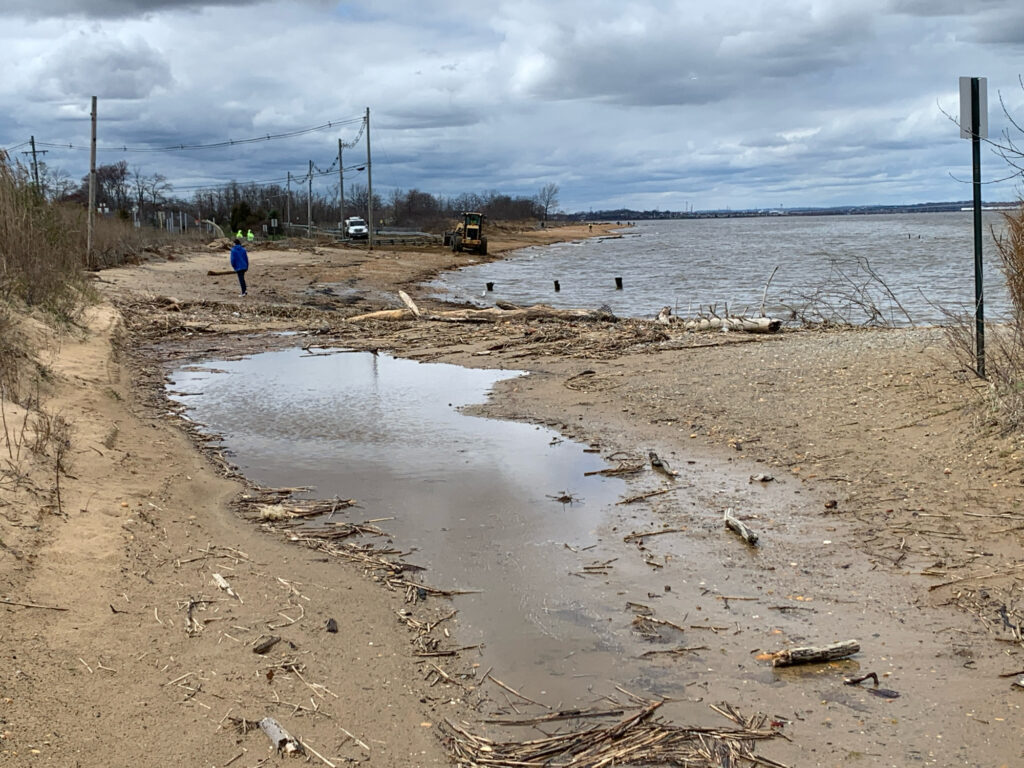 a person walking on a beach (MyCoast AI)
