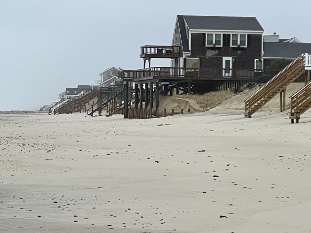 a house on a beach (MyCoast AI)
