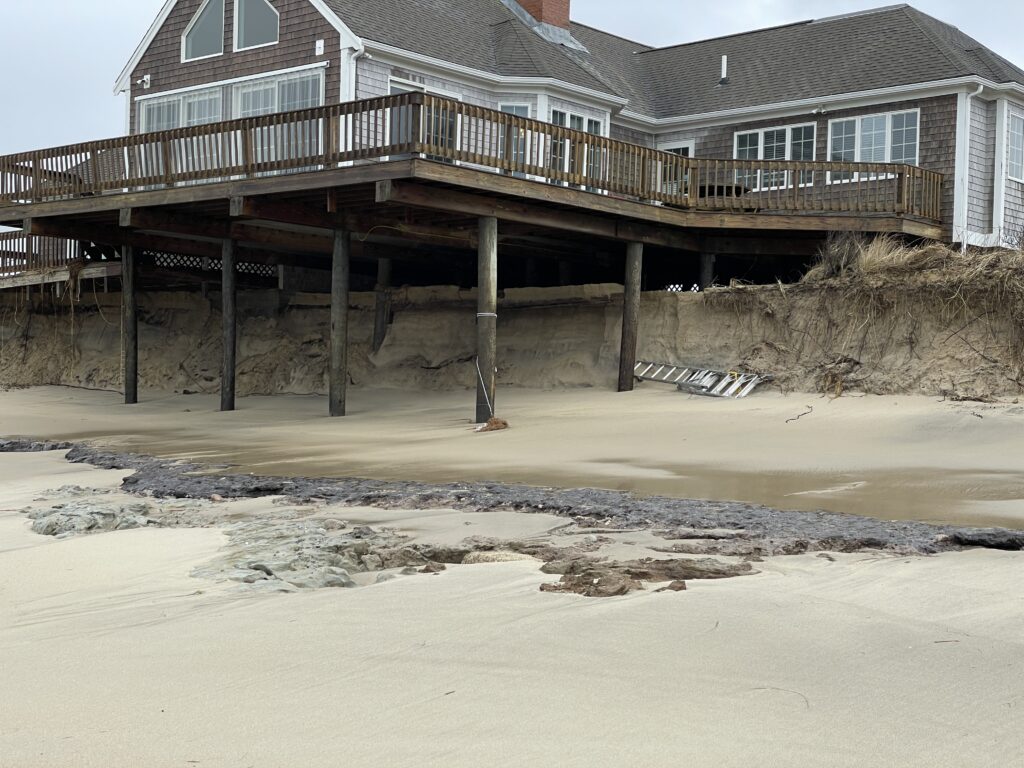 a building on the beach (MyCoast AI)