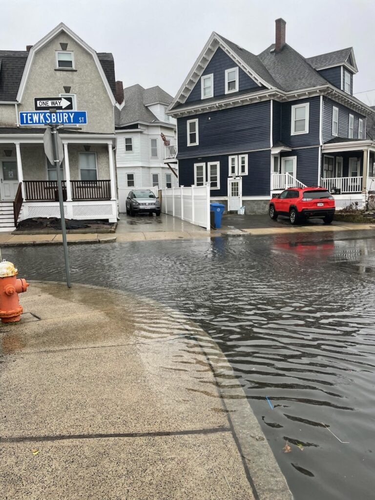 a fire hydrant leaking water (MyCoast AI)
