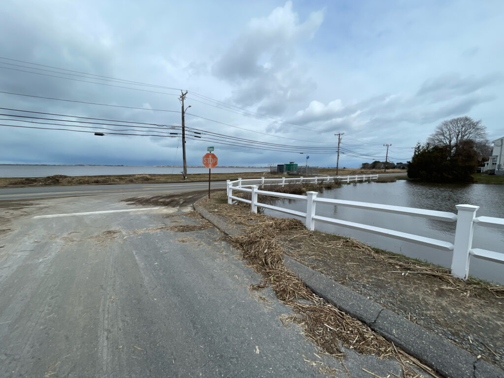 a road with a stop sign (MyCoast AI)