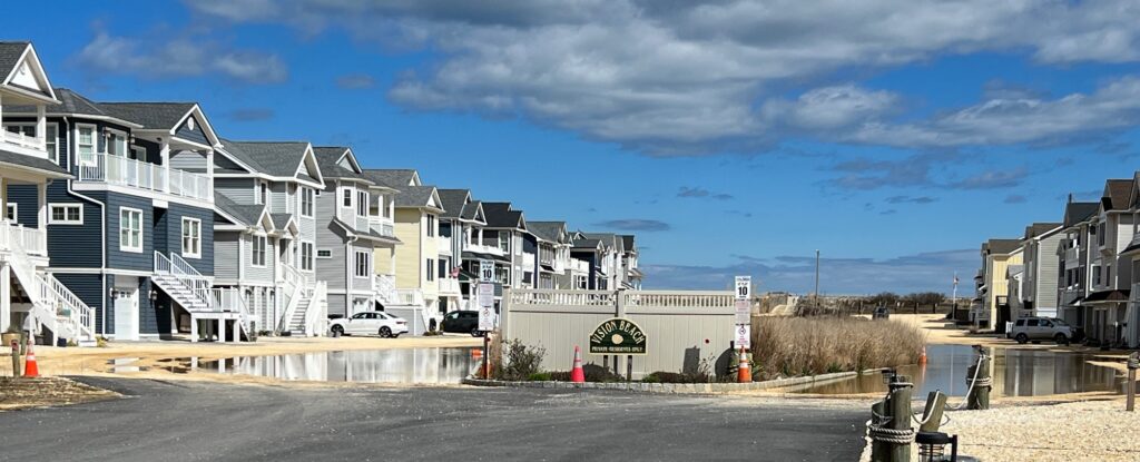 a row of houses (MyCoast AI)