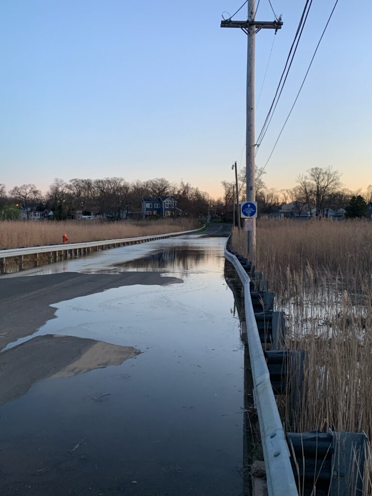 a road with water on the side (MyCoast AI)