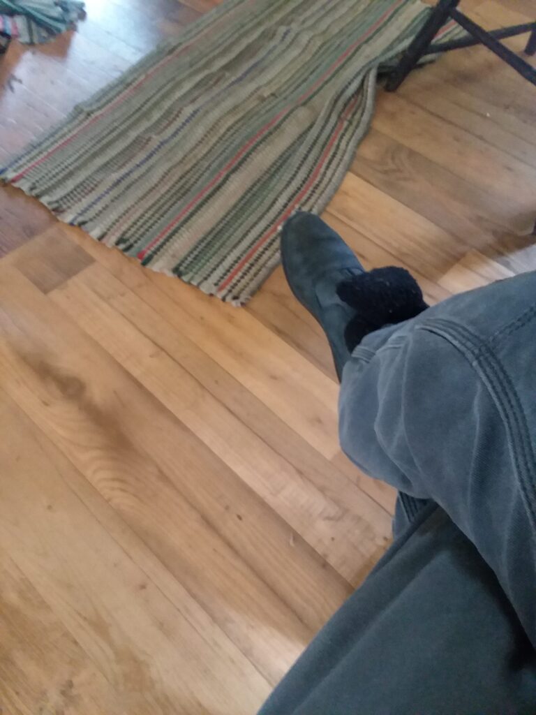 a person's legs and feet (MyCoast AI)