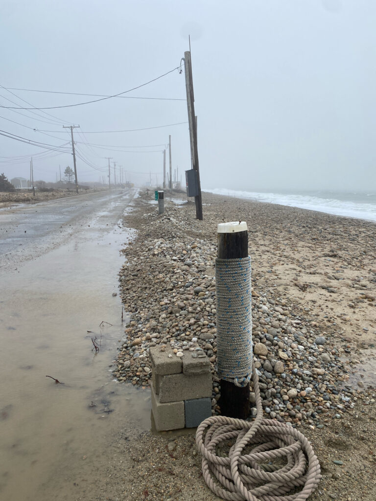 a stack of rocks on a beach (MyCoast AI)