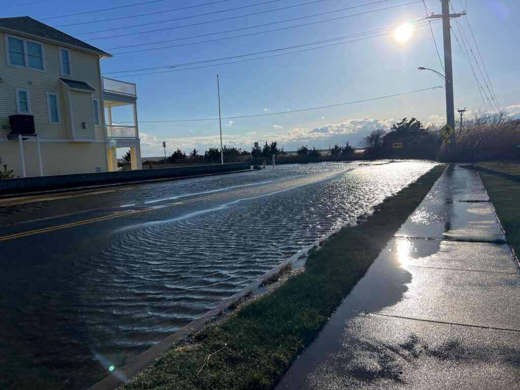 a road with water on the side (MyCoast AI)