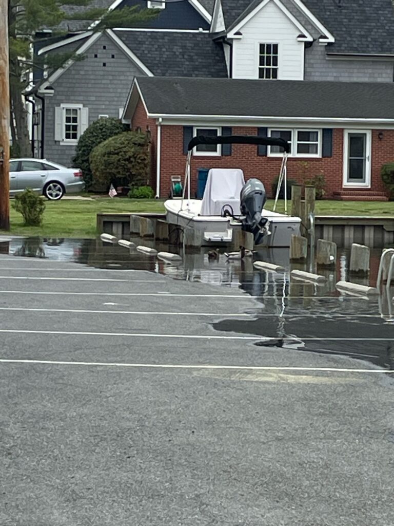 a chair on a sidewalk (MyCoast AI)