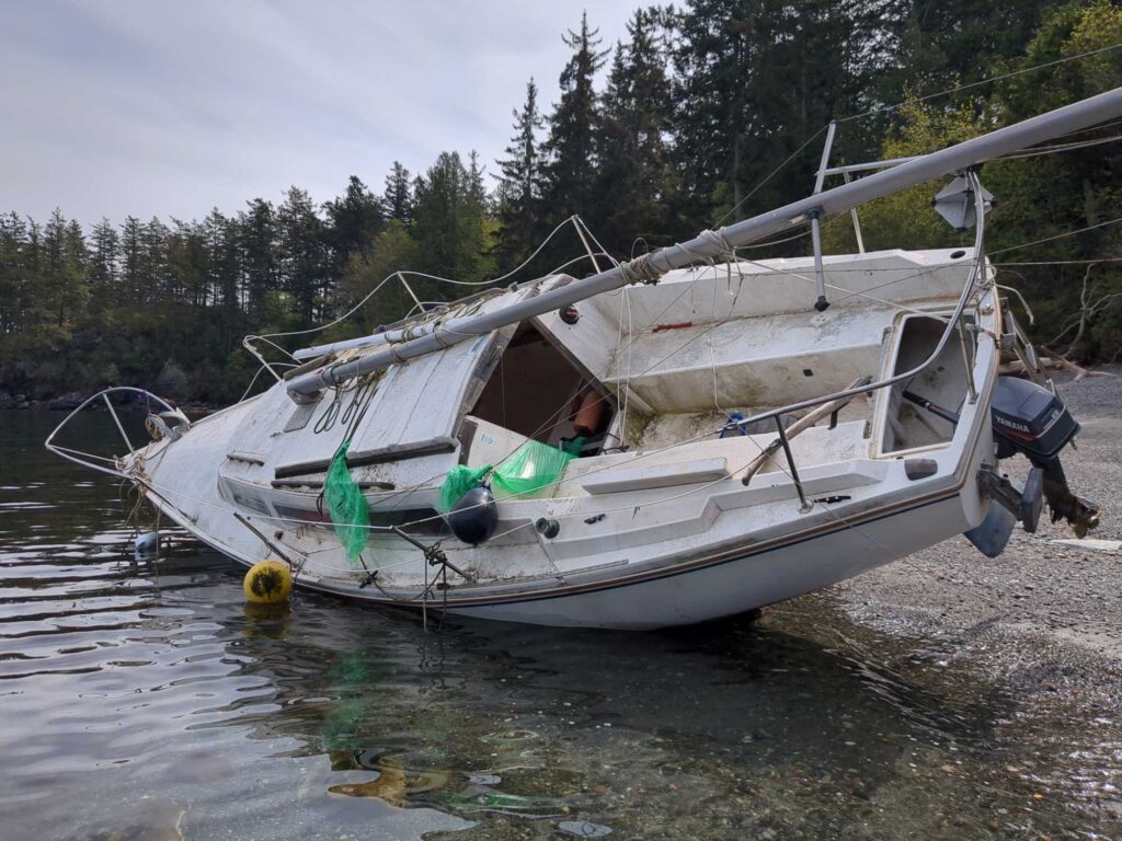 a boat on the water (MyCoast AI)