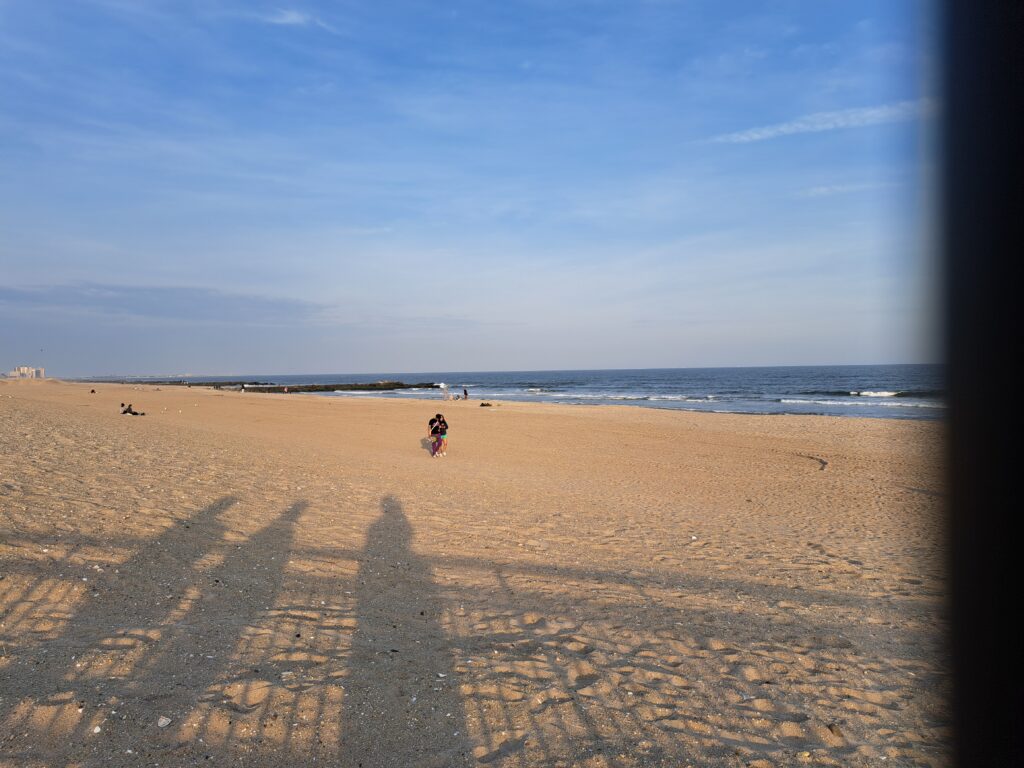 a person walking on a beach (MyCoast AI)