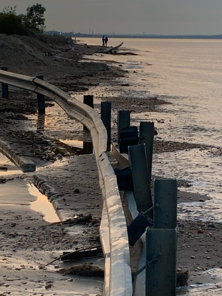 a bench on the beach (MyCoast AI)