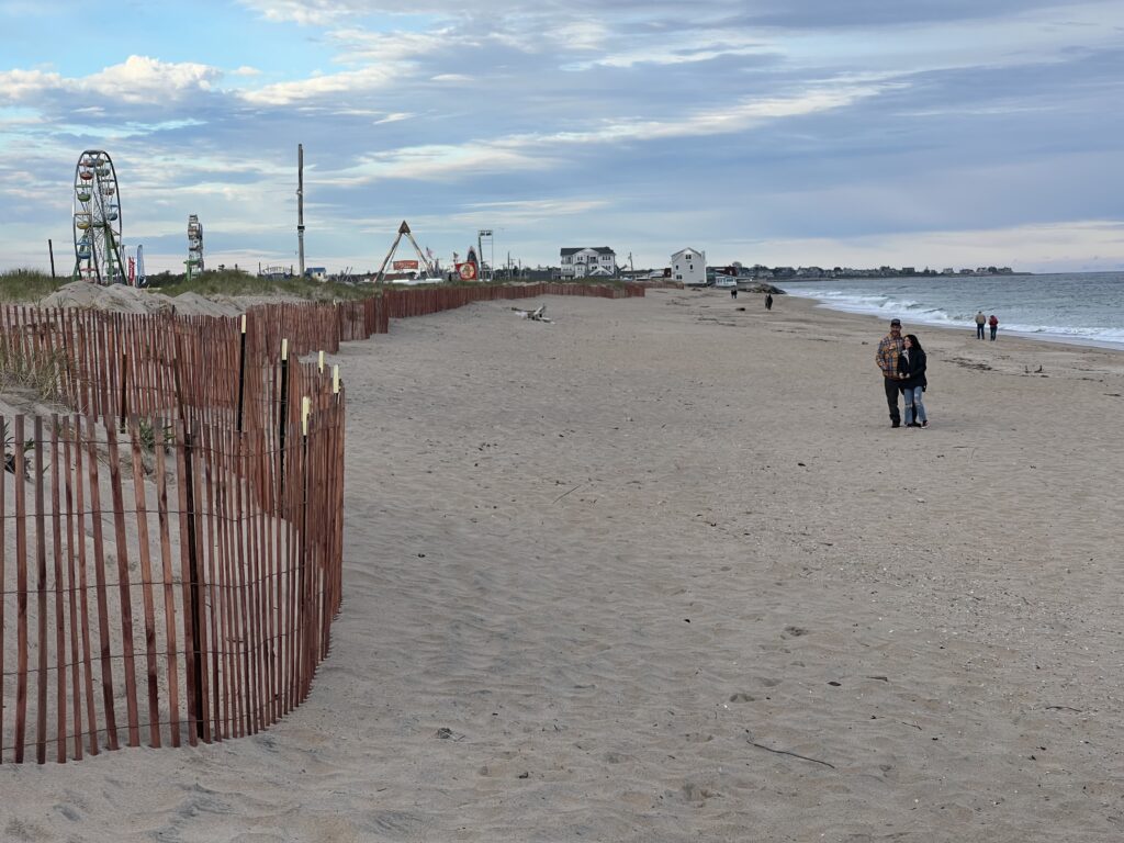 people walking on a beach (MyCoast AI)