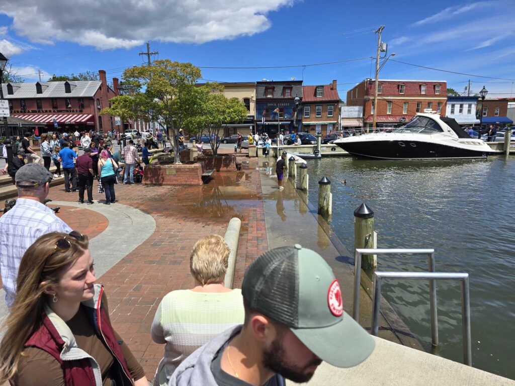 a group of people on a boat (MyCoast AI)
