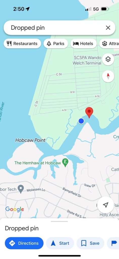 map (MyCoast AI)