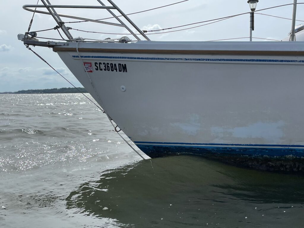 a boat on the water (MyCoast AI)